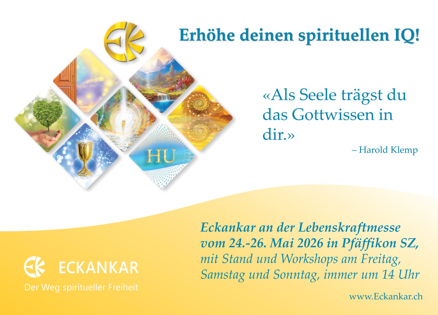 Lebenskraftmesse 2026 - Workshops von Eckankar